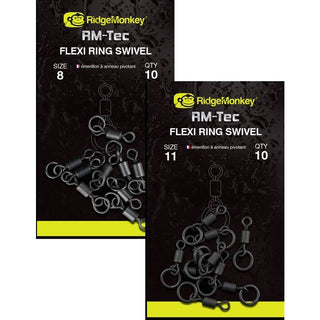 Ridgemonkey RM-Tec Flexi Ring Swivel - Taskers Angling
