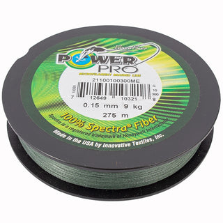 PowerPro Braid Moss Green 275m - Taskers Angling