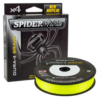 SpiderWire Dura 4 Braid 150m High Viz Yellow