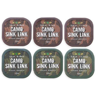 ESP Camo Sink Link Green - taskers-angling