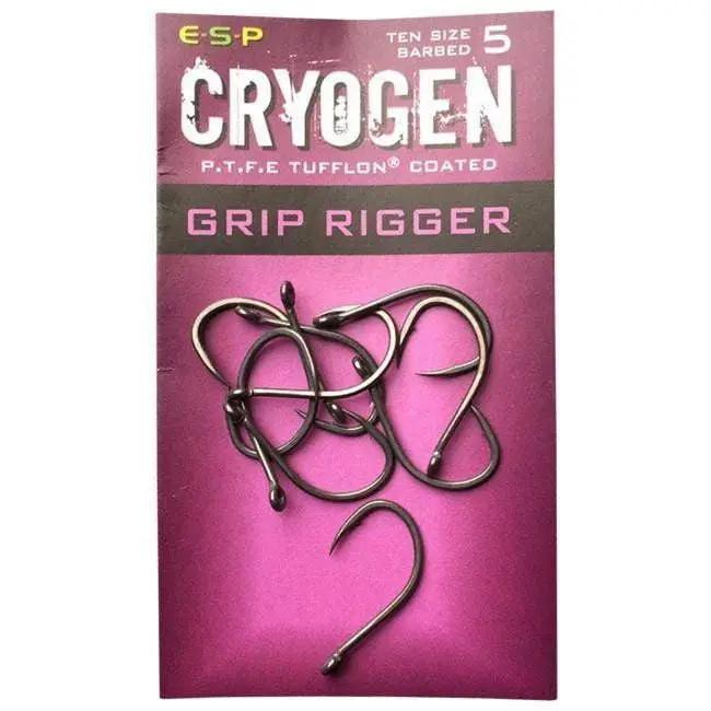 ESP Cryogen Stiff Rigger Barbless Hooks 'Size 4' - Free Delivery