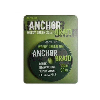 ESP Anchor Braid Weed Green - taskers-angling