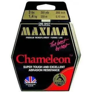 Maxima Chameleon One Shot Line 200-250m Spools - taskers-angling