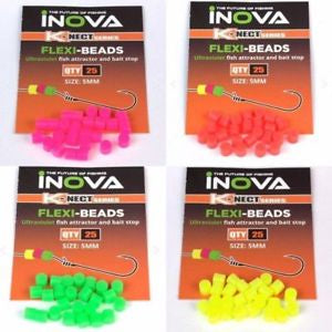 Inova Flexi-Beads 5mm 25pk - Taskers Angling
