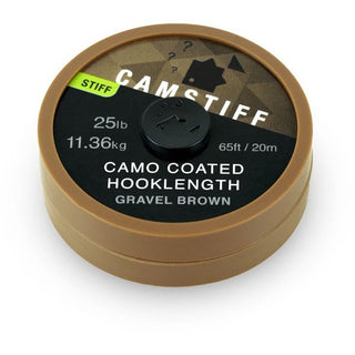 Thinking Anglers Camstiff Hooklength Gravel Brown - Taskers Angling