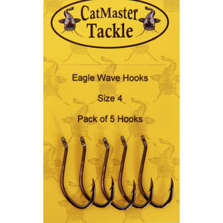 CatMaster Eagle Wave Hooks Barbed - taskers-angling