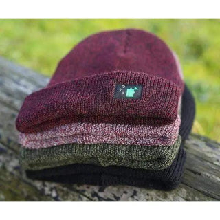 THINKING ANGLERS BEANIE ANTIQUE BURGUNDY - taskers-angling