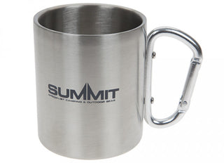 Summit Stainless Steel Mug Carabiner Handle 300ml