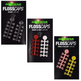 Korda Floss Caps Clear - taskers-angling