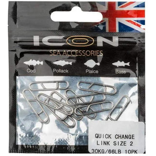Icon Quick Change Link SZ2 66lb - taskers-angling