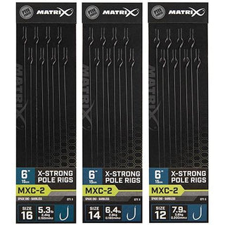 Matrix MCX-2 X-Strong Pole Rigs 15cm/6in. - Taskers Angling