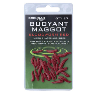 Drennan Buoyant Maggot-Bloodworm Red - Taskers Angling