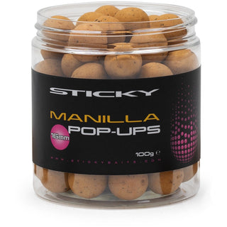 Sticky Baits Manilla Pop Ups 14mm - Taskers Angling
