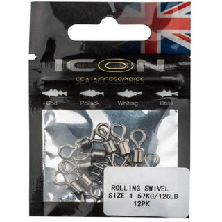 Icon Rolling Swivels - taskers-angling