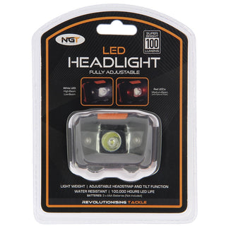 NGT 100 Lumens Headlight - Taskers Angling