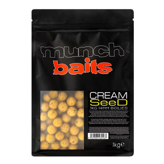 Munch Baits Cream Seed Boilies 14mm 1kg