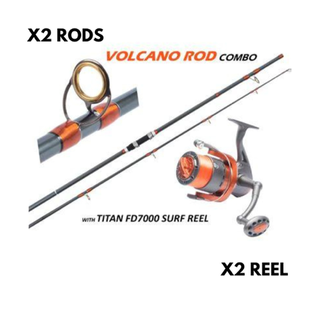 Fishzone Miami Jack Volcano 12ft with Titan FD70 Reel Combo Package - Taskers Angling