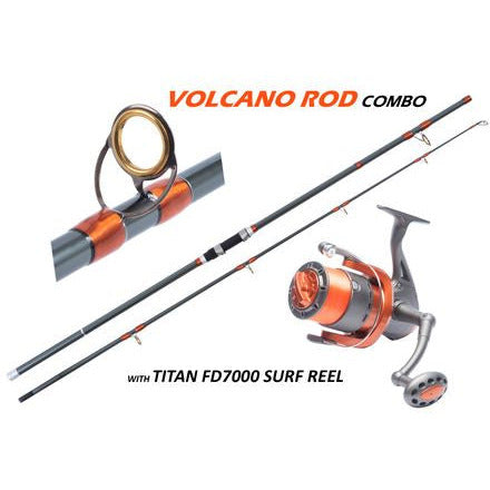 Fishzone Volcano 12ft Shore Rod & Reel Combo