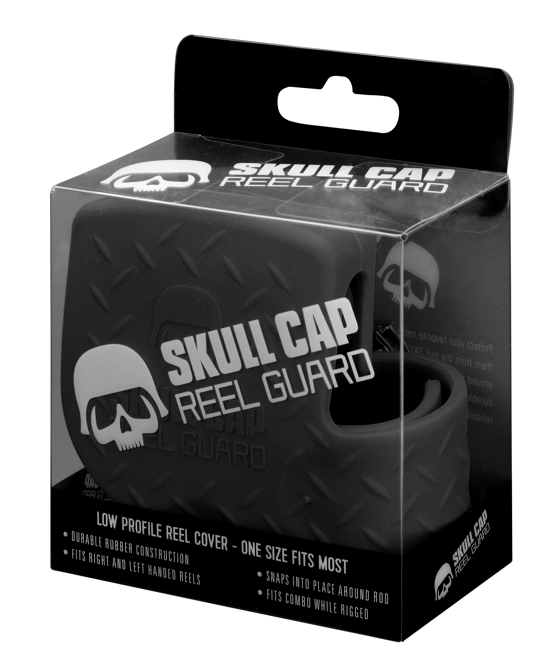 Skull Cap Universal Black Reel Guard Cover Low Profile Baitcast Reels