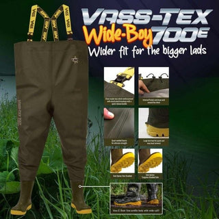Vass Vass-Tex 700E 'Wide Boy' Edition Chest Waders