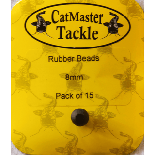 CatMaster Hard Beads Black 8mm - taskers-angling