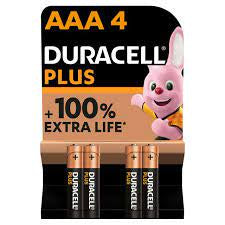 Duracell Plus AAA 4pk Batteries