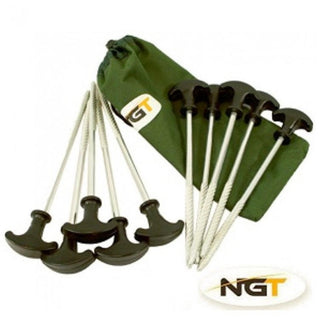 NGT Bivvy Pegs (10 Pack) - Taskers Angling