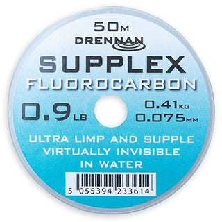 Drennan Supplex Fluorocarbon 50m - Taskers Angling