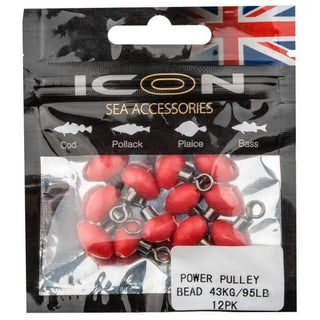 Icon Power Pulley Bead 95lb - taskers-angling