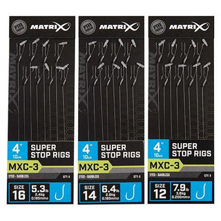 Matrix MXC-3 Super Stop Rigs 10cm/4in. - Taskers Angling