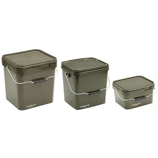 Trakker Olive Square Containers - Taskers Angling