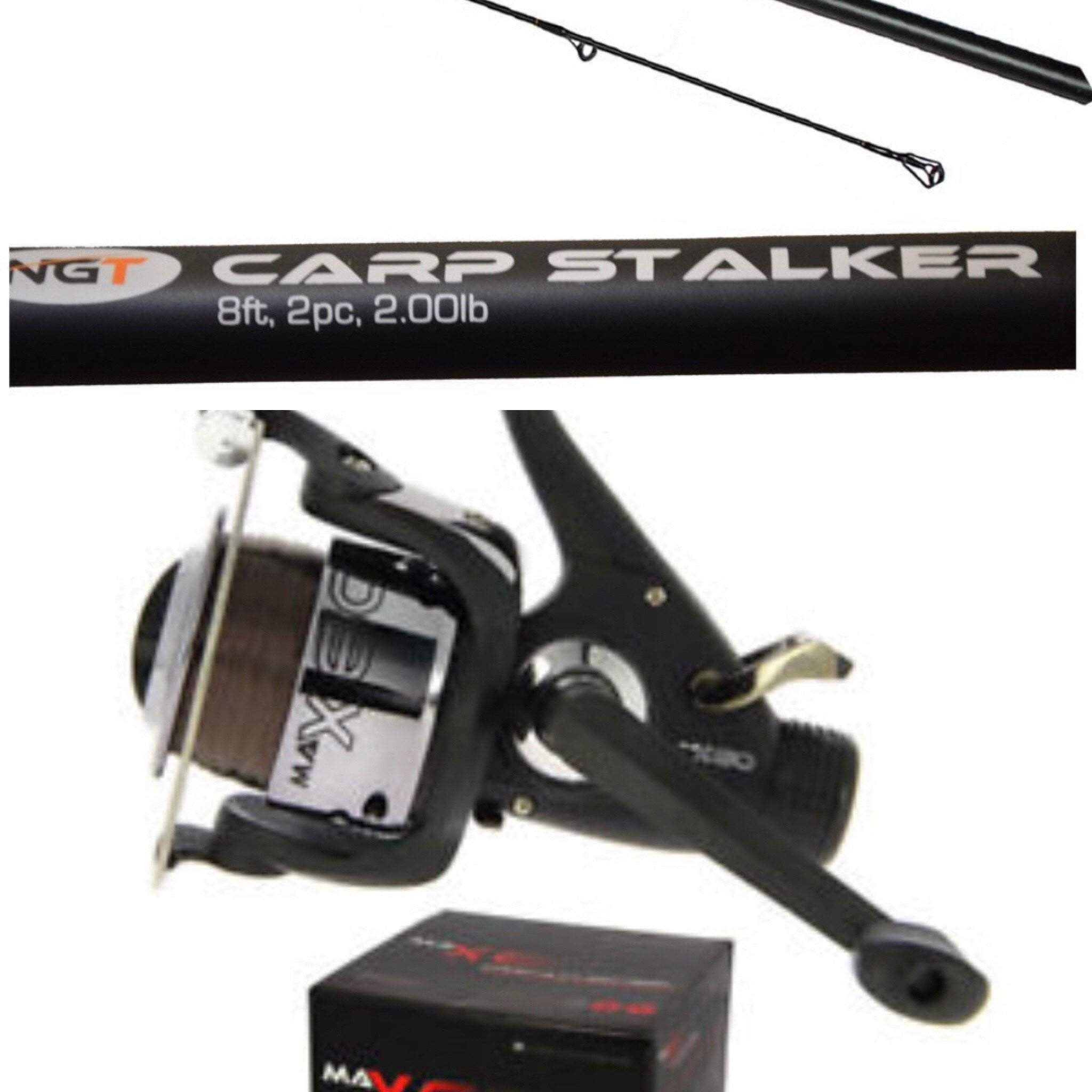 NGT Carp Stalker Black Combo – Taskers Angling