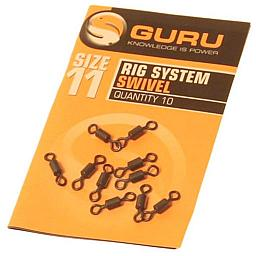 Guru Rig System Swivel Size 11 - Taskers Angling