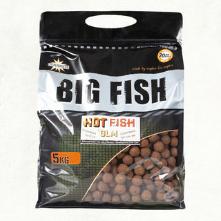 Dynamite Hot Fish & GLM - 15mm Boilies 5kg - Taskers Angling