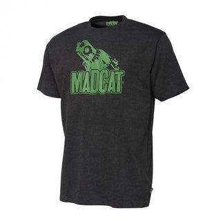 Madcat Clonk Teaser T-Shirt - Dark Grey/Melange - Taskers Angling