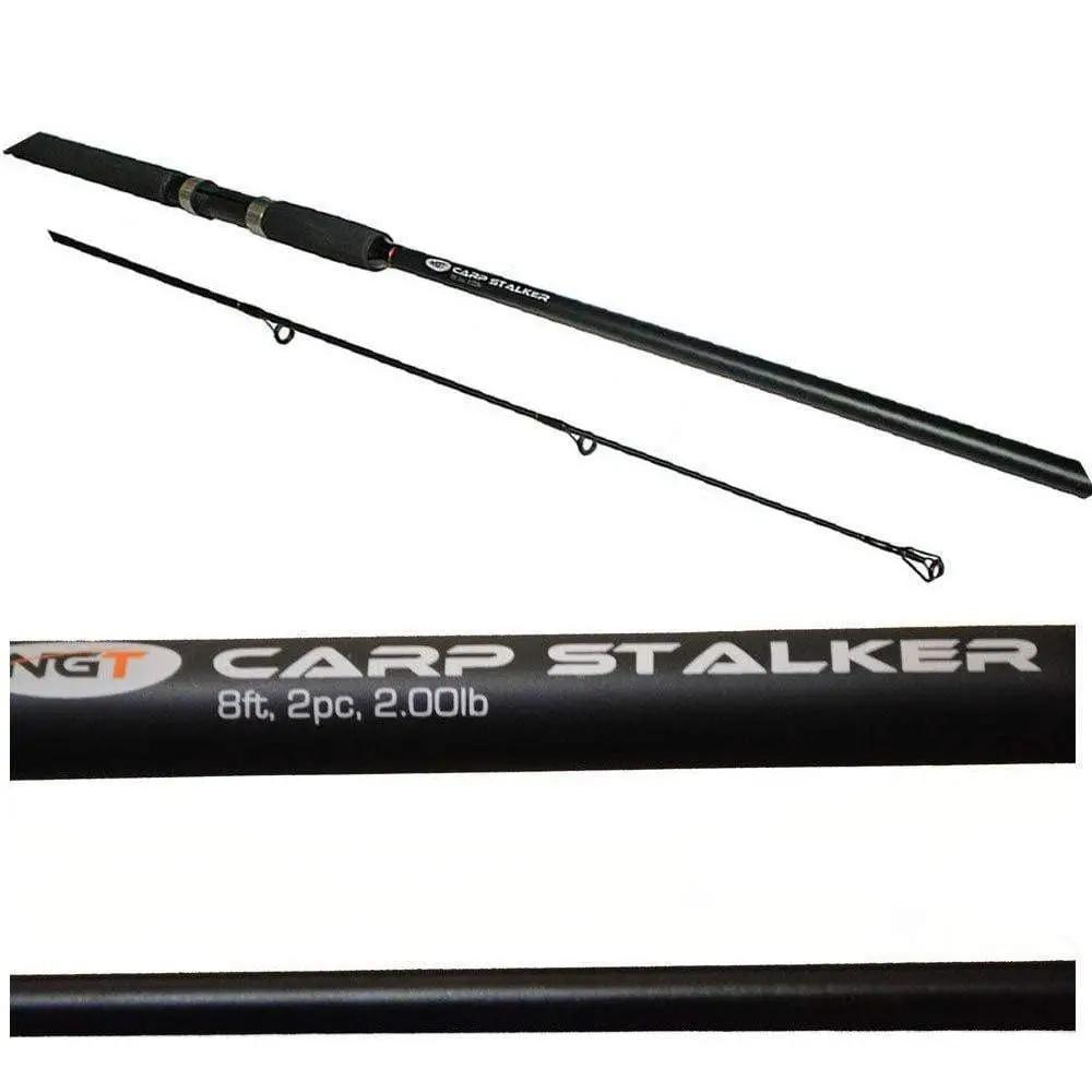 NGT Carp Stalker 8ft Black Rod – Taskers Angling