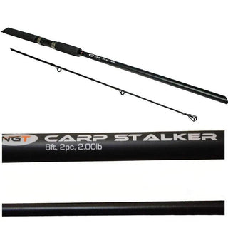 NGT Carp Stalker 8ft Black - taskers-angling