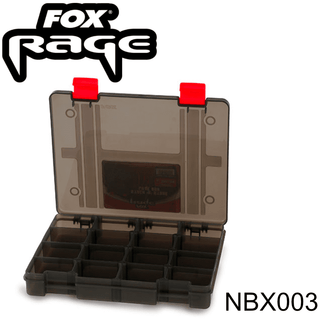 Fox Rage Medium Stack n Store Box 16 compartment shallow - Taskers Angling