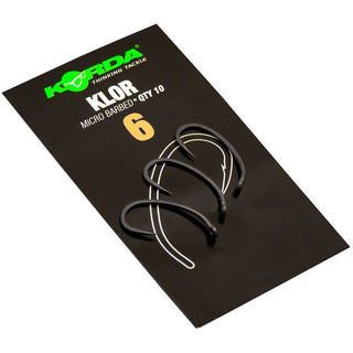 Korda Klor Barbless Hooks - Taskers Angling