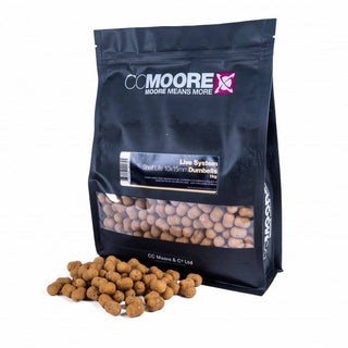 C C Moore Live System Dumbell Boilies 10x15mm 1kg - Taskers Angling