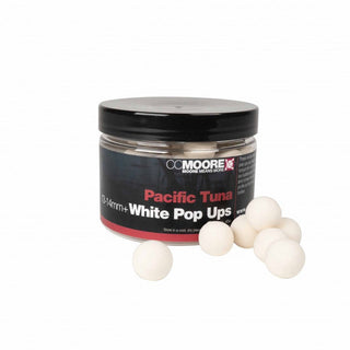 C C Moore Pacific Tuna White Pop Ups 13-14mm - Taskers Angling