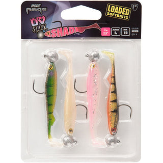 Fox Rage UV Slick Shad Loaded Lure Pack - Taskers Angling