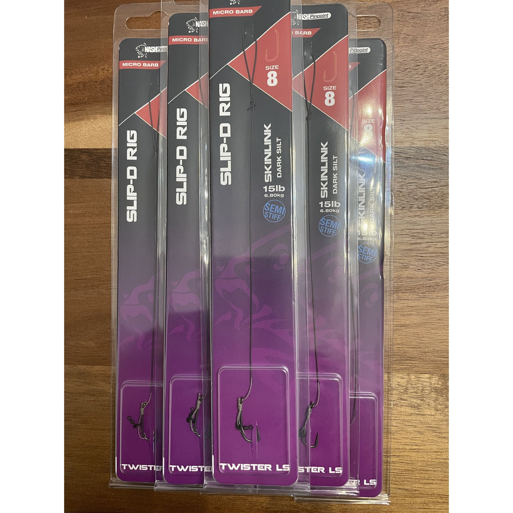 Nash Slip-D Rig Size 8 Micro Barb (6 Pack) – Taskers Angling